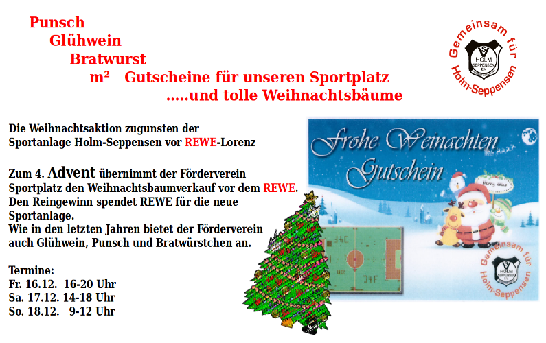 Weihnachtsbaumverkauf 2016