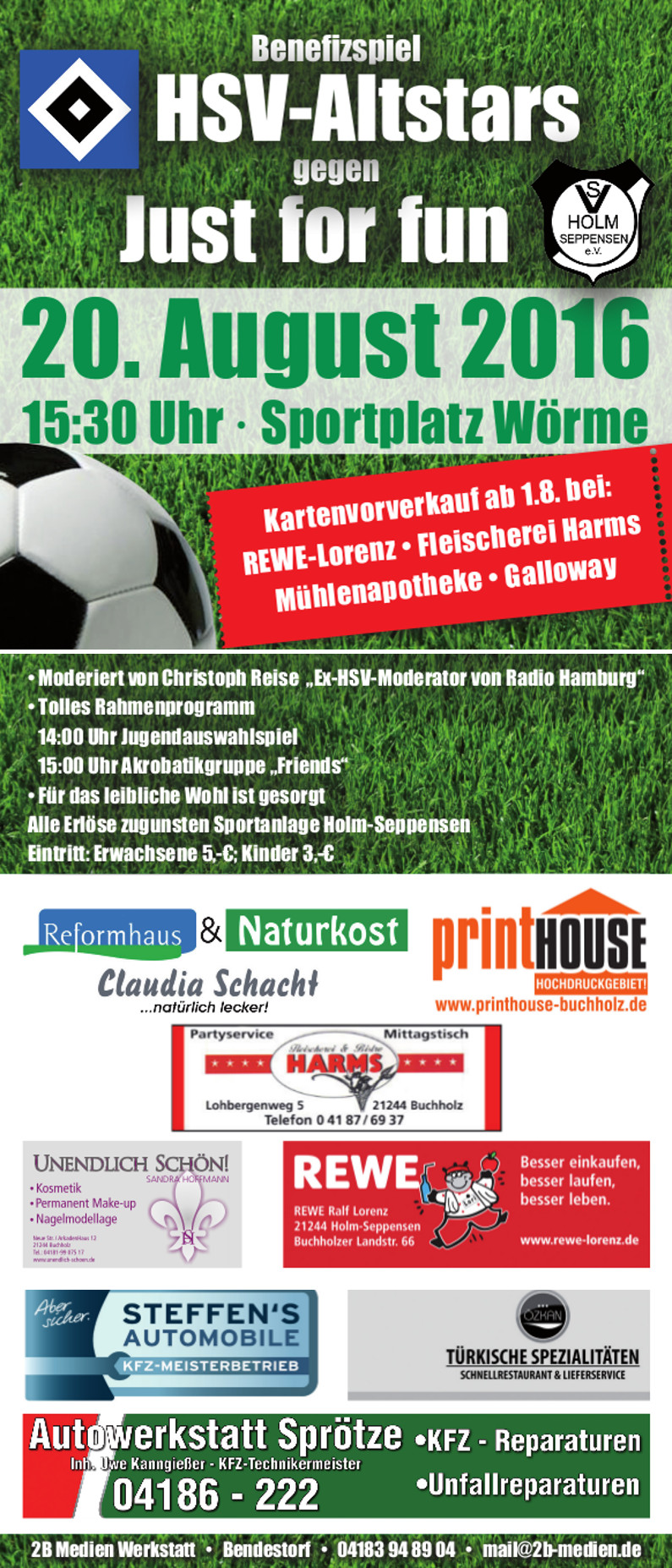 Benefizspiel HSC Altstars 2016