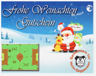 Frohe Weihnachten Gutschein